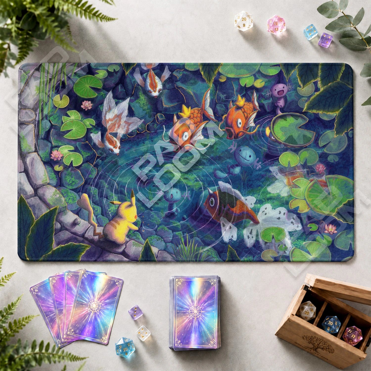 Magikarp Pond Playmat - Pokemon TCG Mat