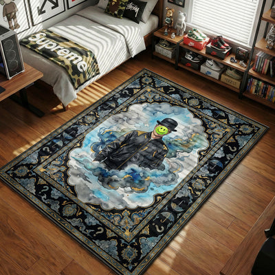Magritte Smiley Bomber Rug - Hype Mat