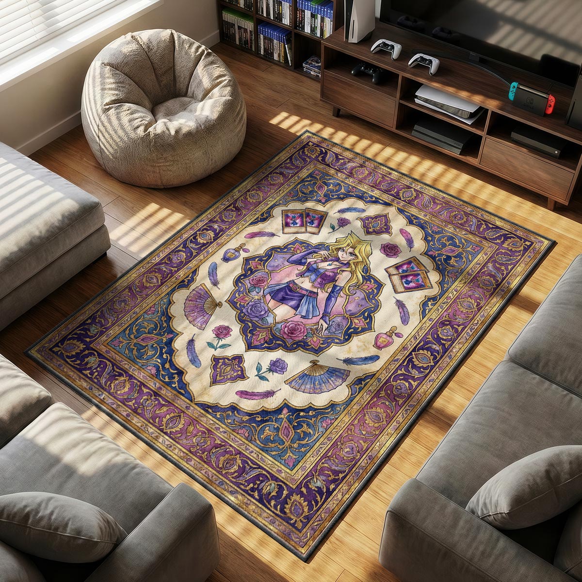 Mai Valentine Harpyie Eleganz Teppich - Yu-Gi-Oh! Stuhlmatte