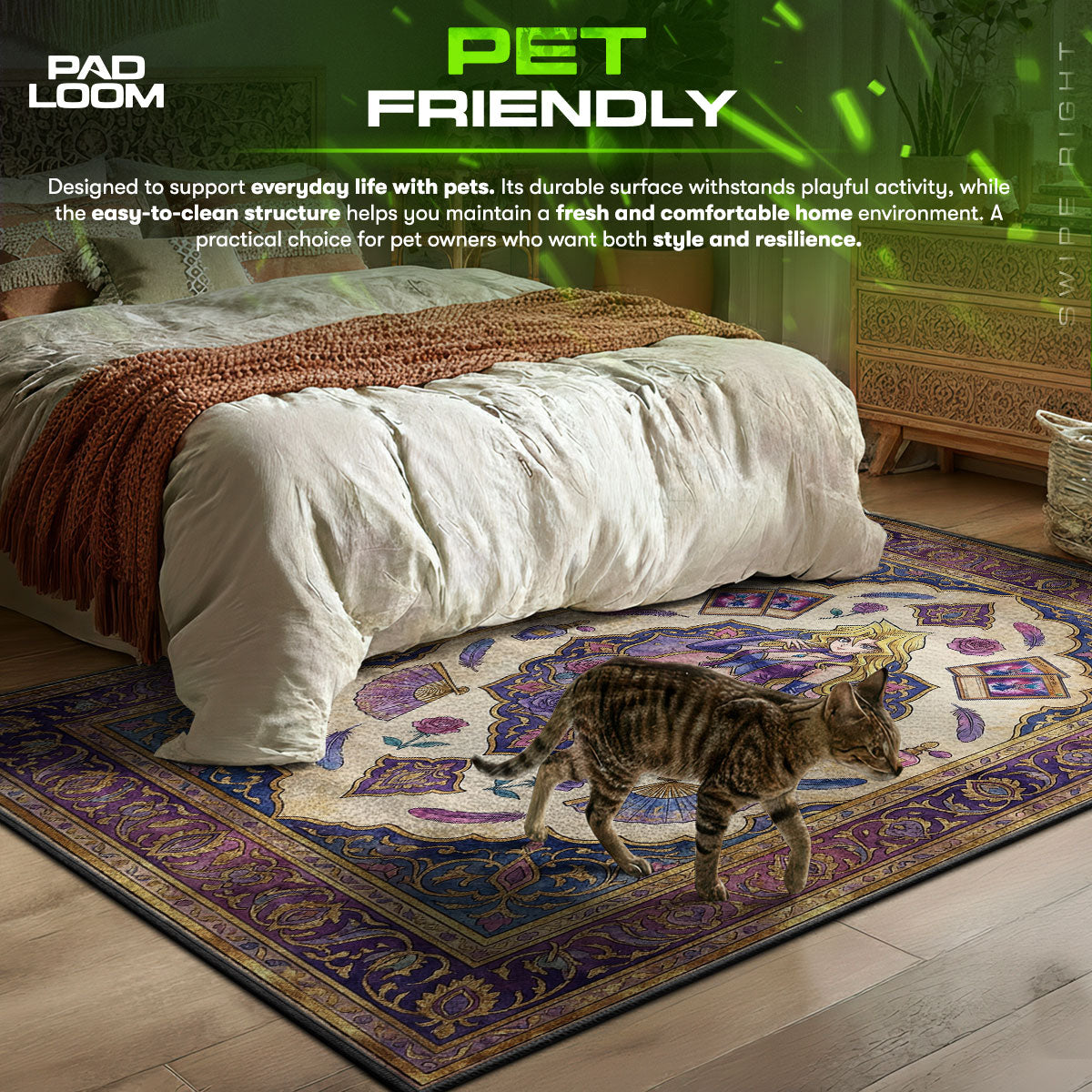 Mai Valentine Harpyie Eleganz Teppich - Yu-Gi-Oh! Stuhlmatte