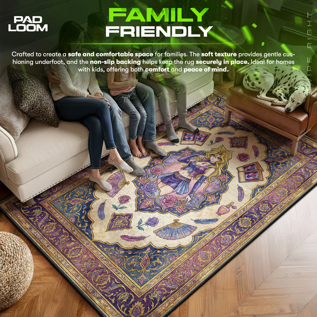 Mai Valentine Harpyie Eleganz Teppich - Yu-Gi-Oh! Stuhlmatte