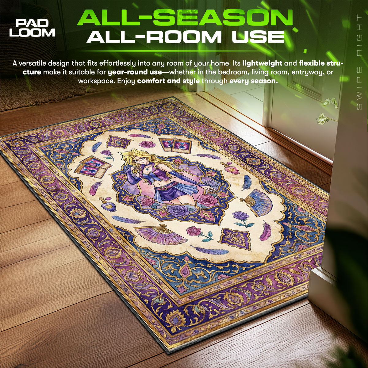 Mai Valentine Harpyie Eleganz Teppich - Yu-Gi-Oh! Stuhlmatte