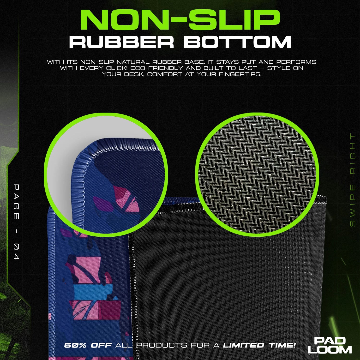 Majora's Mask Neon Woods Mouse Pad - Zelda Desk Mat