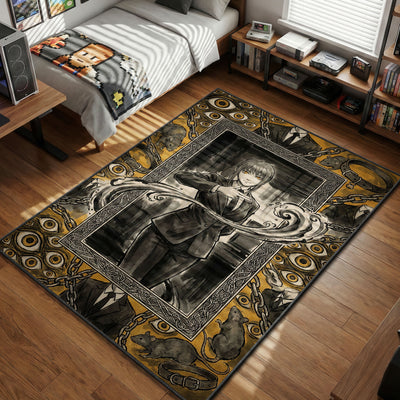 Makima Control Art Rug - Chainsaw Man Chair Mat