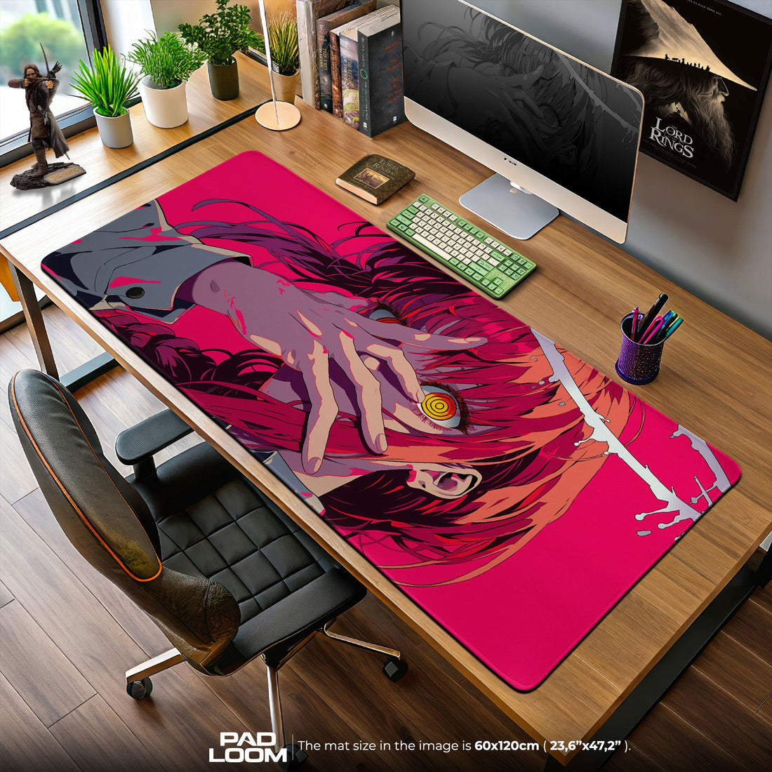 Makima Mouse Pad - Hypnotic Control Anime Desk Mat Padloom
