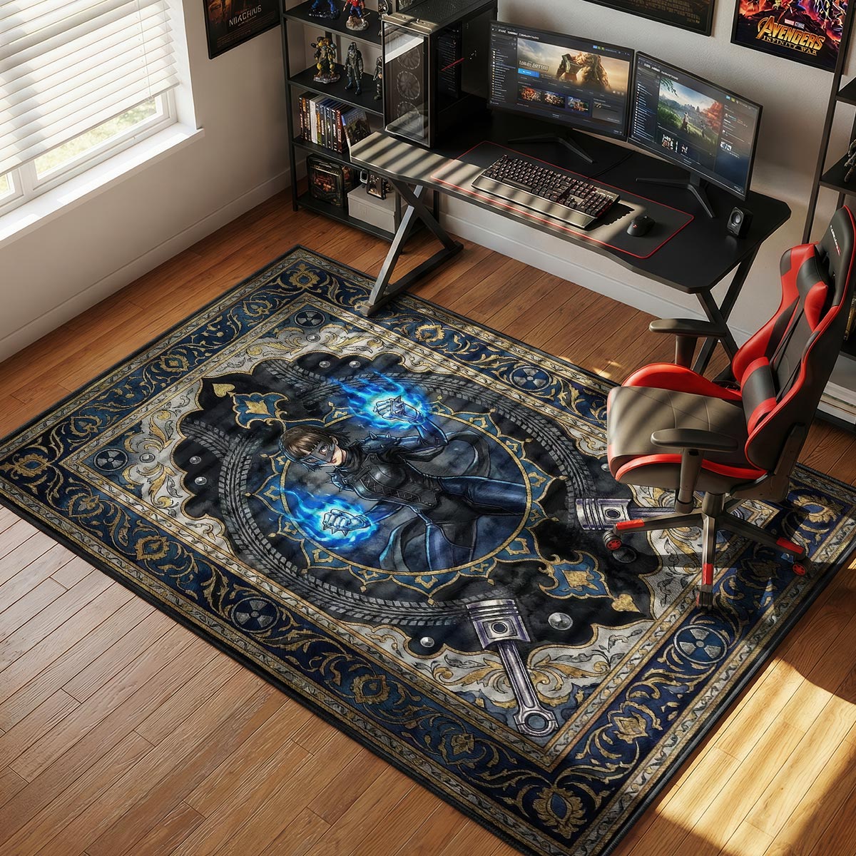 Makoto Königin Kernteppich - Persona 5 Stuhlunterlage