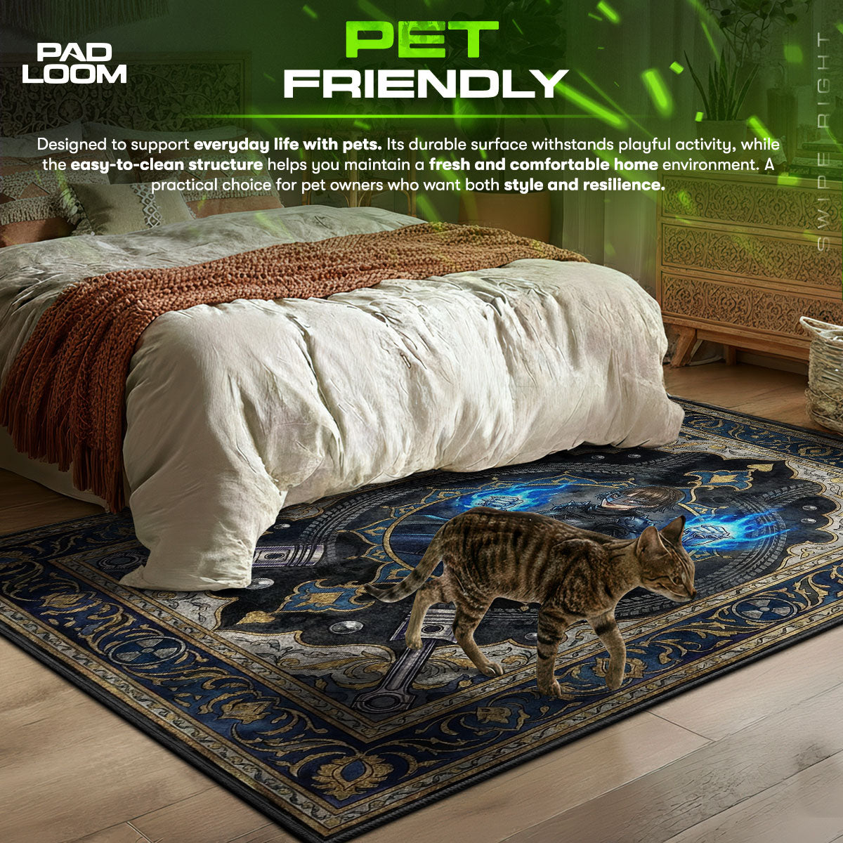 Makoto Königin Kernteppich - Persona 5 Stuhlunterlage