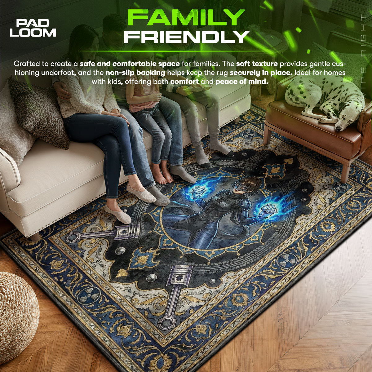 Makoto Königin Kernteppich - Persona 5 Stuhlunterlage