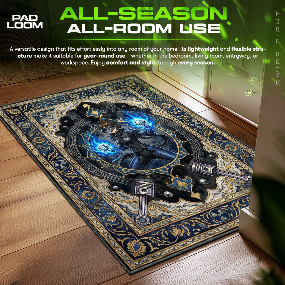 Makoto Königin Kernteppich - Persona 5 Stuhlunterlage