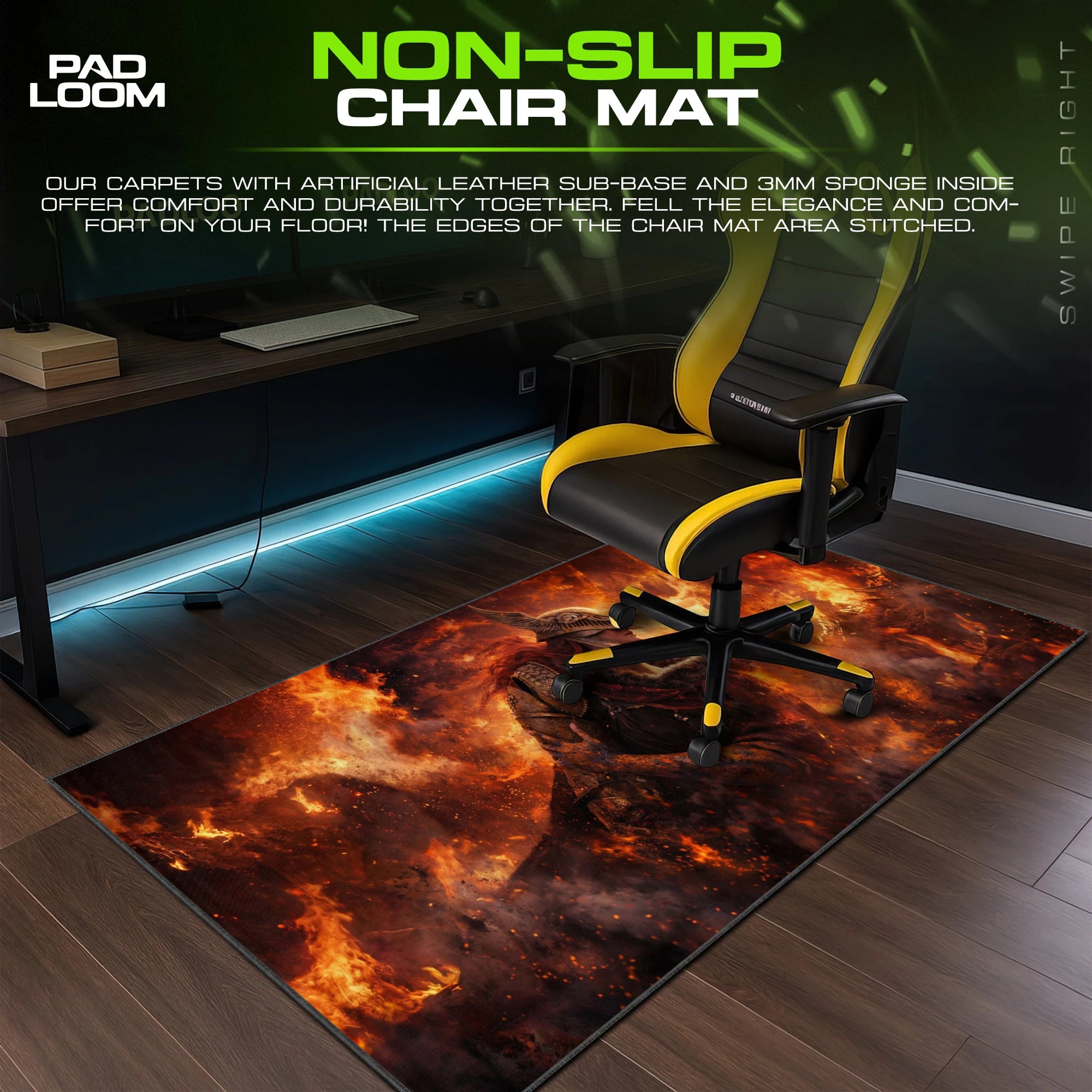 Malenia Ember Storm Mouse Pad - Elden Ring Desk Mat