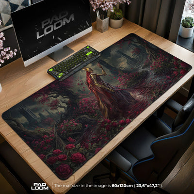 Malenia Rose Vigil Mouse Pad - Elden Ring Desk Mat