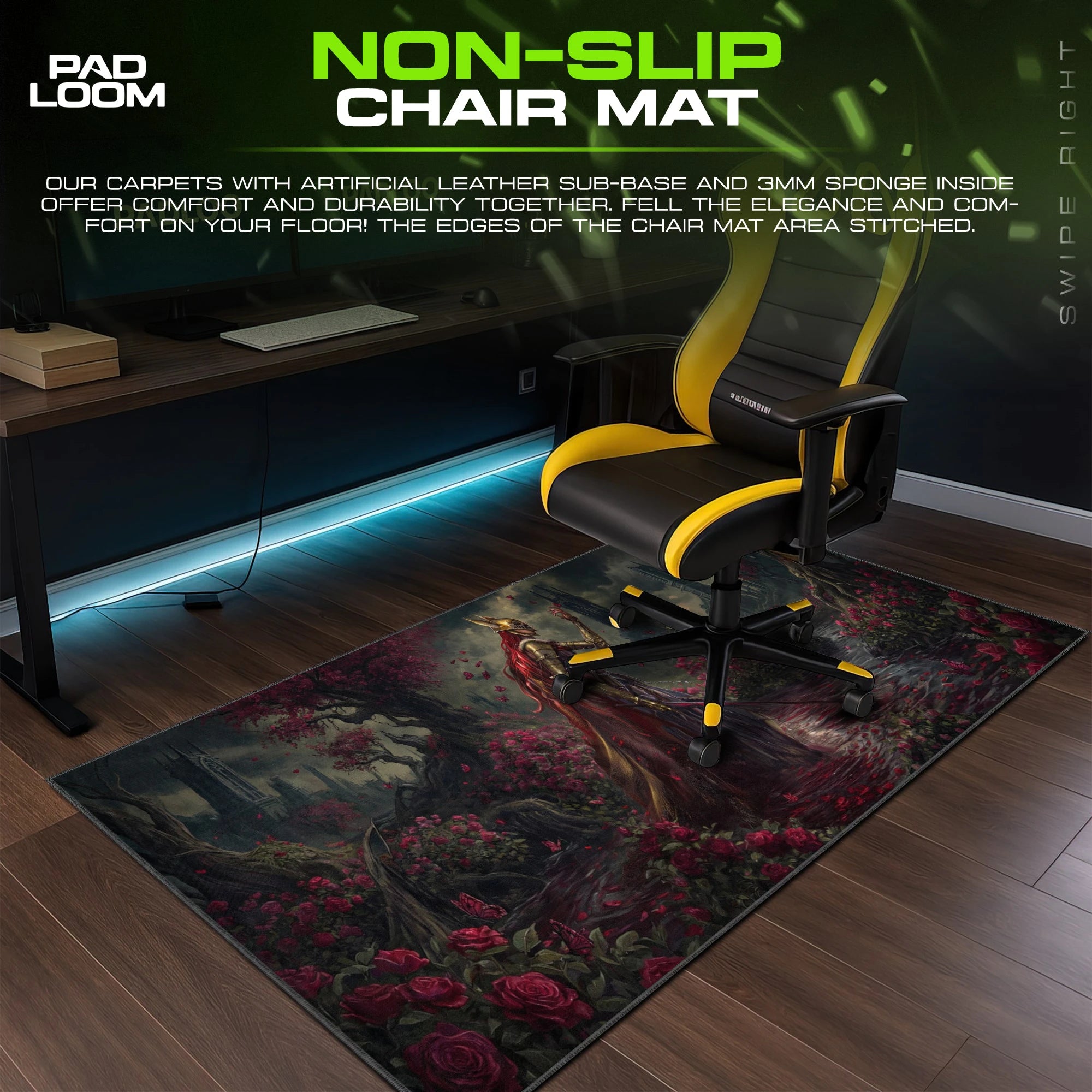 Malenia Rose Vigil Mouse Pad - Elden Ring Desk Mat