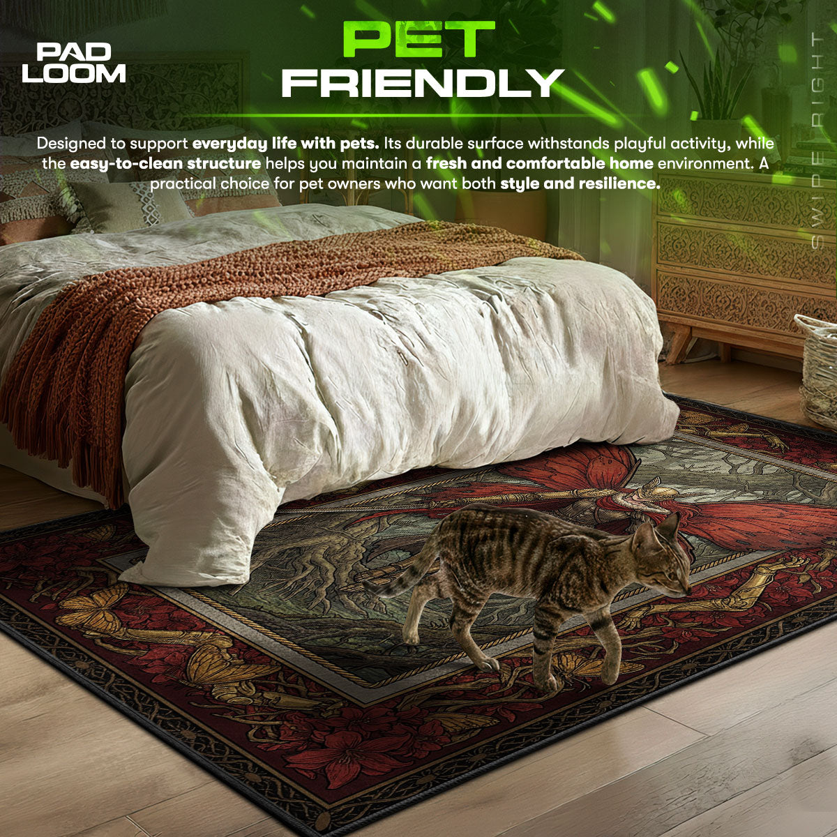 Malenia Rot Goddess Rug - Elden Ring Chair Mat