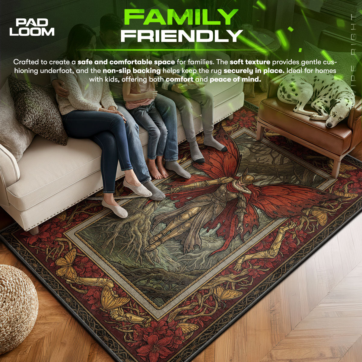 Malenia Rot Goddess Rug - Elden Ring Chair Mat