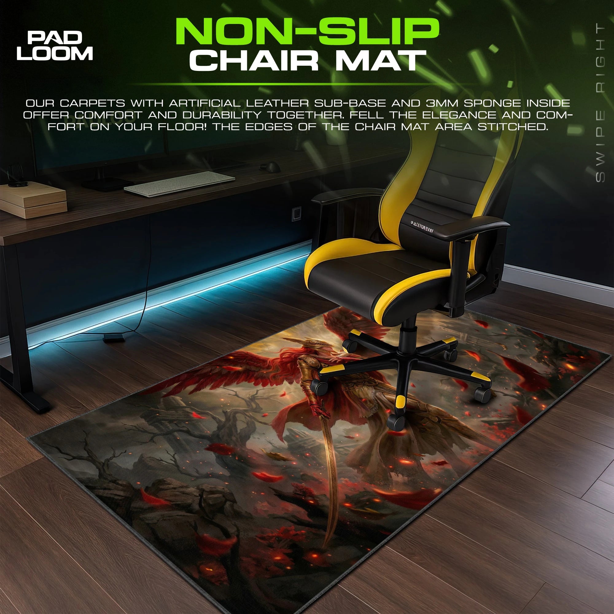 Malenia Scarlet Bloom Mouse Pad - Elden Ring Desk Mat