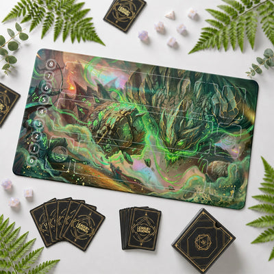 Malphite Emerald Playmat - Riftbound Mat