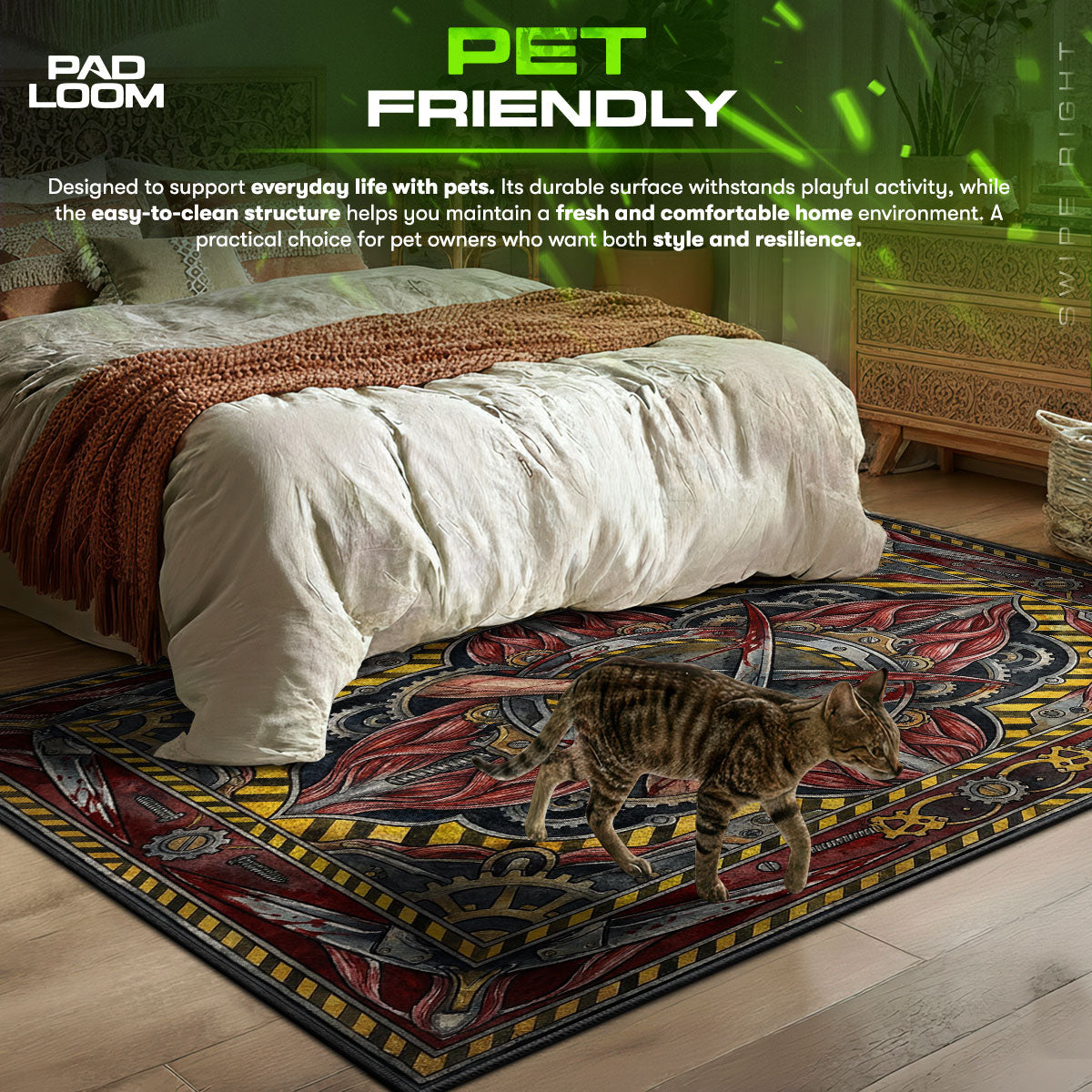 Mantis-Klingen Gefahrenmatte - Cyberpunk 2077 Stuhlunterlage