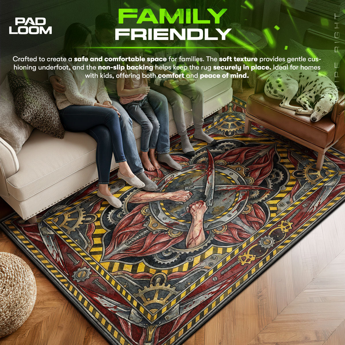 Mantis-Klingen Gefahrenmatte - Cyberpunk 2077 Stuhlunterlage