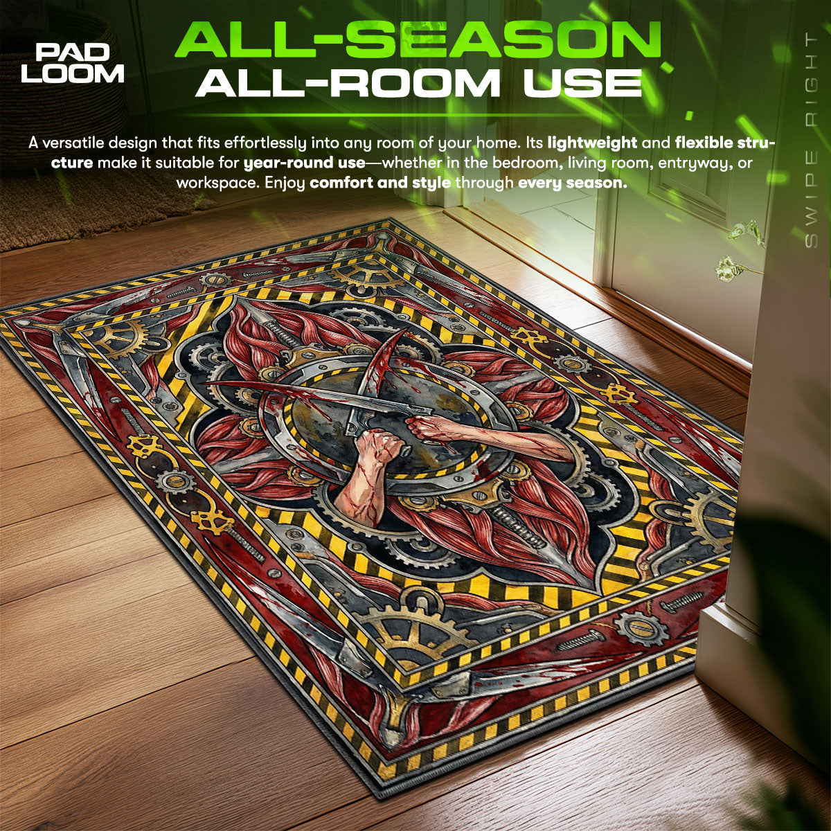 Mantis-Klingen Gefahrenmatte - Cyberpunk 2077 Stuhlunterlage