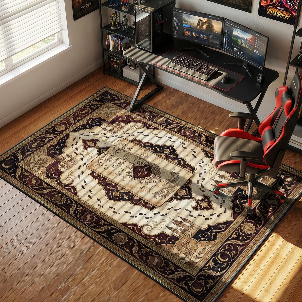 Marauders Map Harry Potter Room rug — main product view