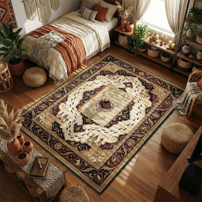 Marauders Map Vintage Rug - Harry Potter Room Mat