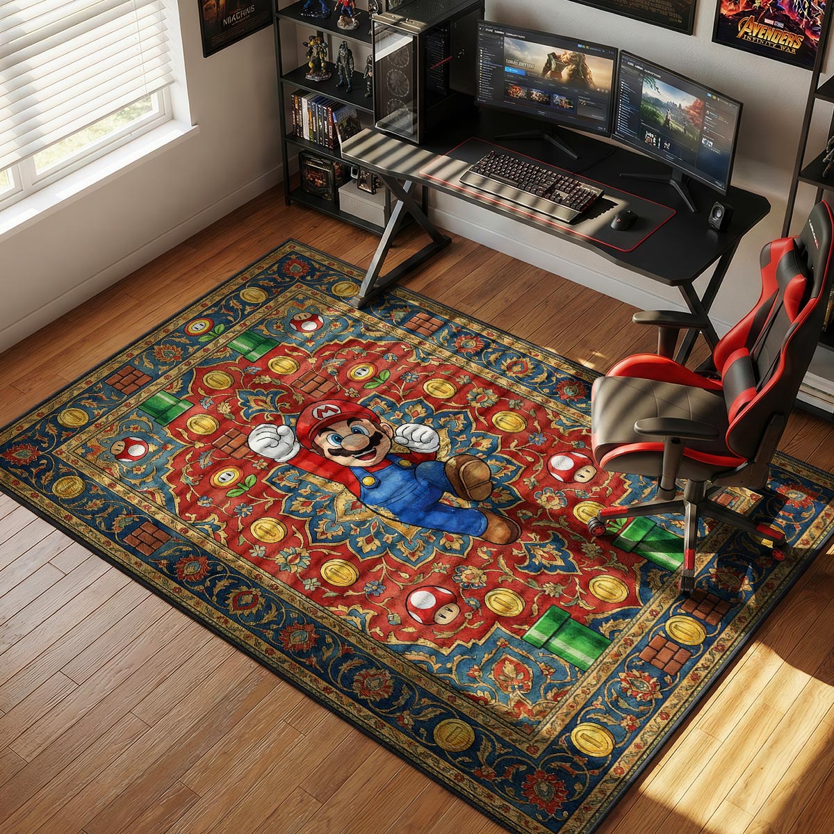 Mario Persian Kingdom Super Mario Chair rug — main product view