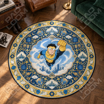 Mark Flying Round Rug - Invincible Chair Mat
