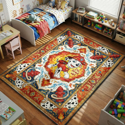 Marshall Fired Up Rug — PAW Patrol Kids Bedroom Rug