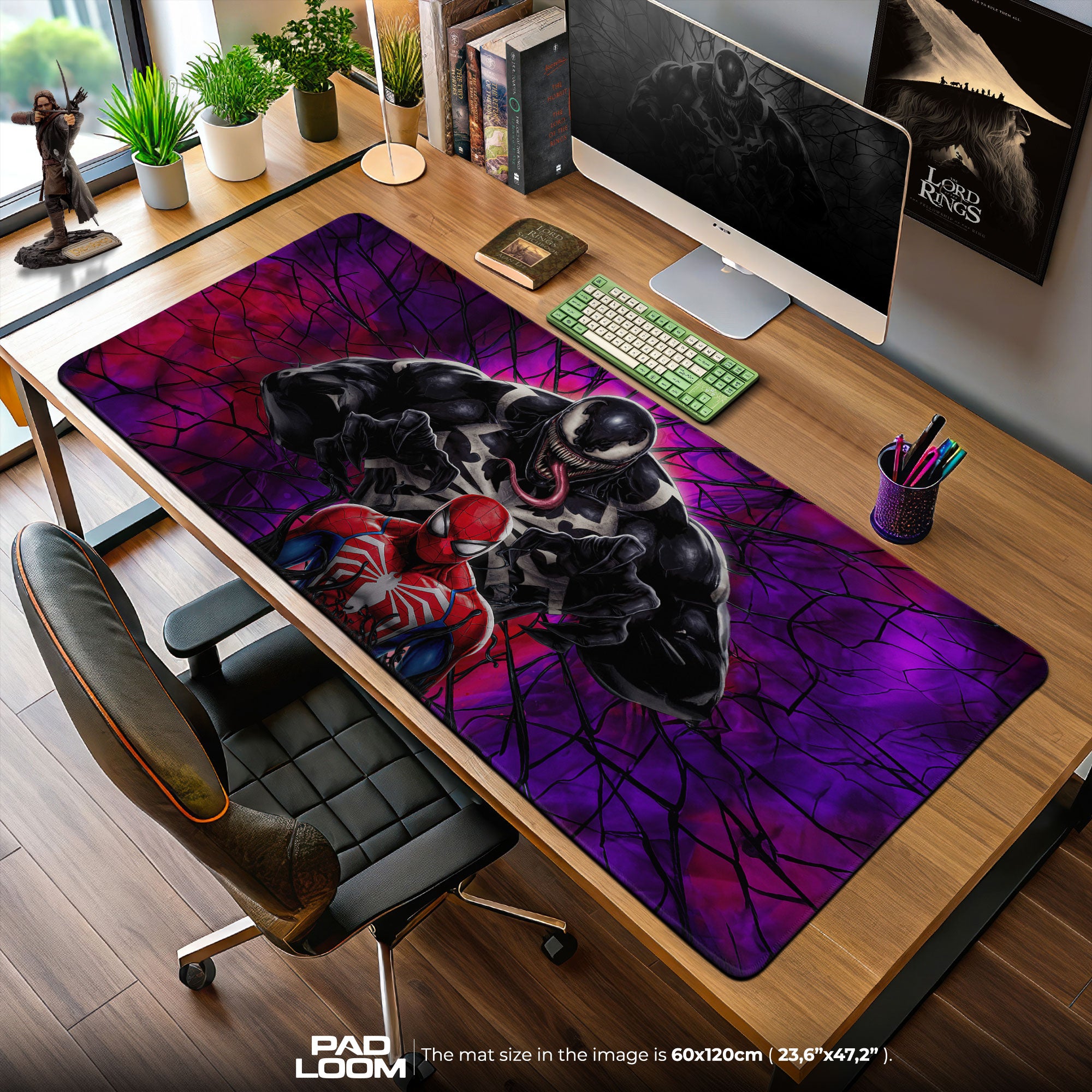 Marvel Spider-Man vs. Venom Mouse Pad – Hero Gaming Desk Mat