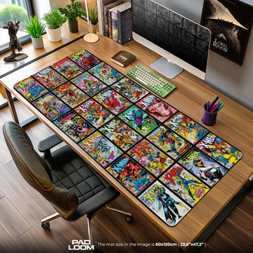 Marvel X-Men Comic Covers Mouse Pad – Gaming Desk Mat