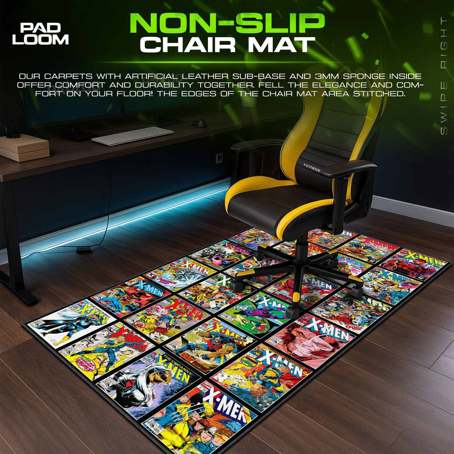 Marvel X-Men Comic Covers Mouse Pad – Gaming Desk Mat Padloom