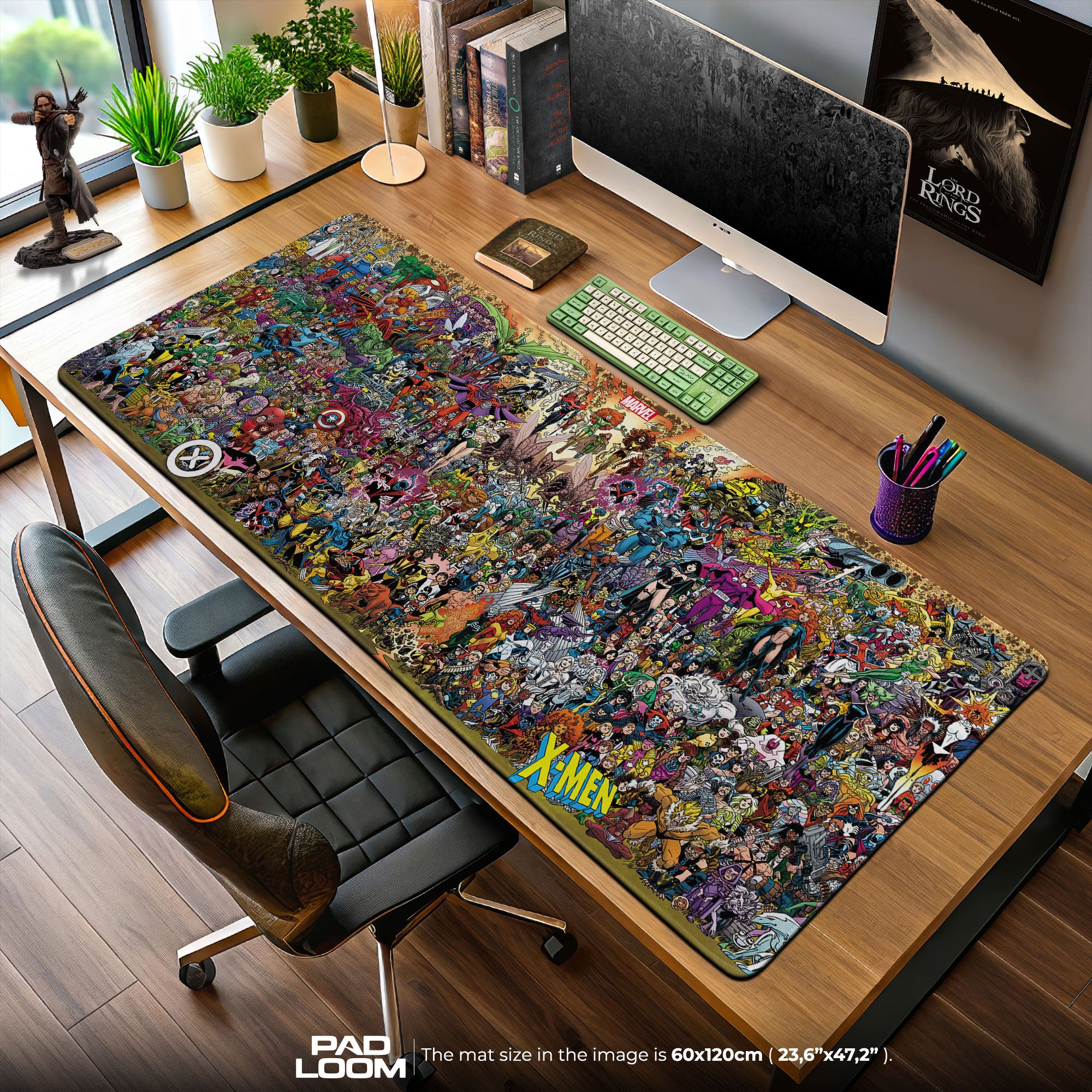 Marvel X-Men Universe Mouse Pad – Comic Gaming Desk Mat
