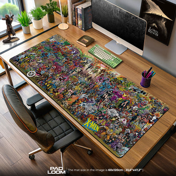 Marvel X-Men Universe Mouse Pad – Comic Gaming Desk Mat
