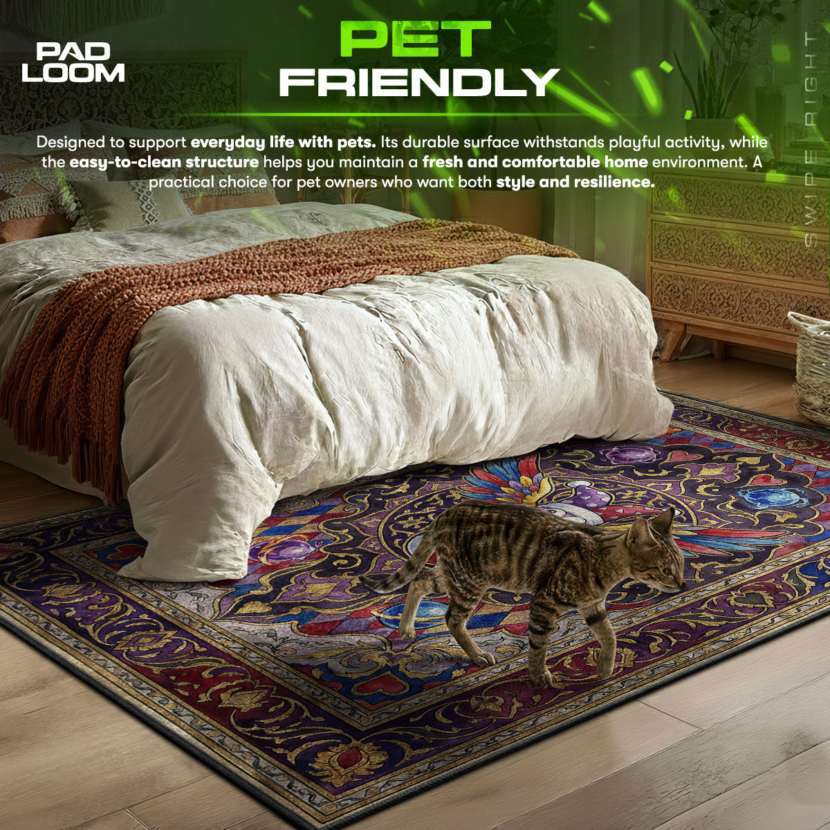 Marx Cosmic Jester Rug - Kirby Chair Mat