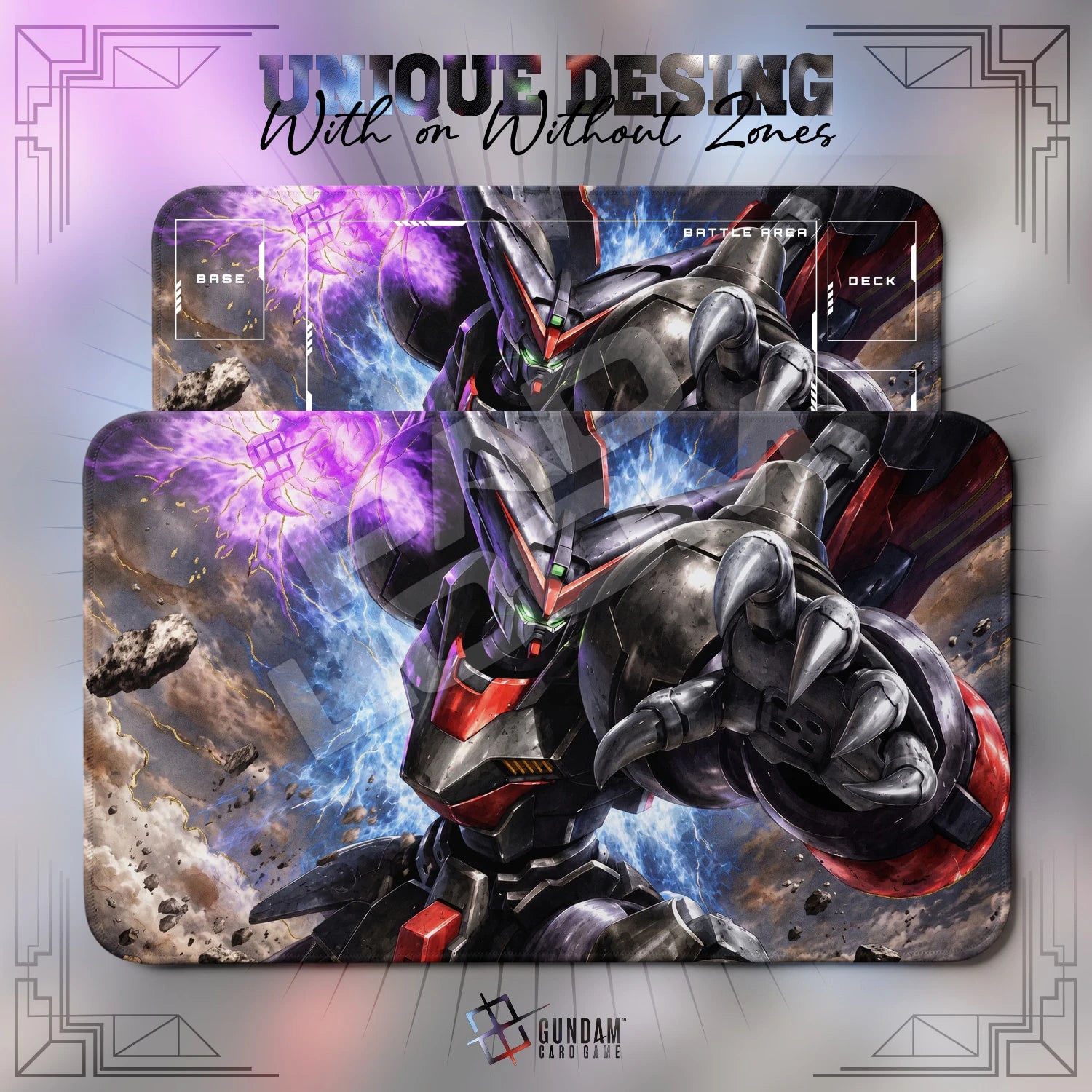 Master Gundam Darkness Playmat - TCG Card Game Mat