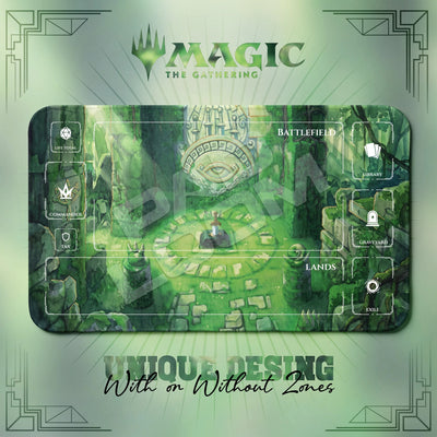 Master Sword Grove Playmat - Zelda MTG Magic Mat