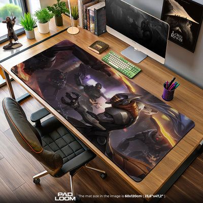 Master Yi Wuju Blades Mouse Pad, League of Legends Gaming Desk Mat