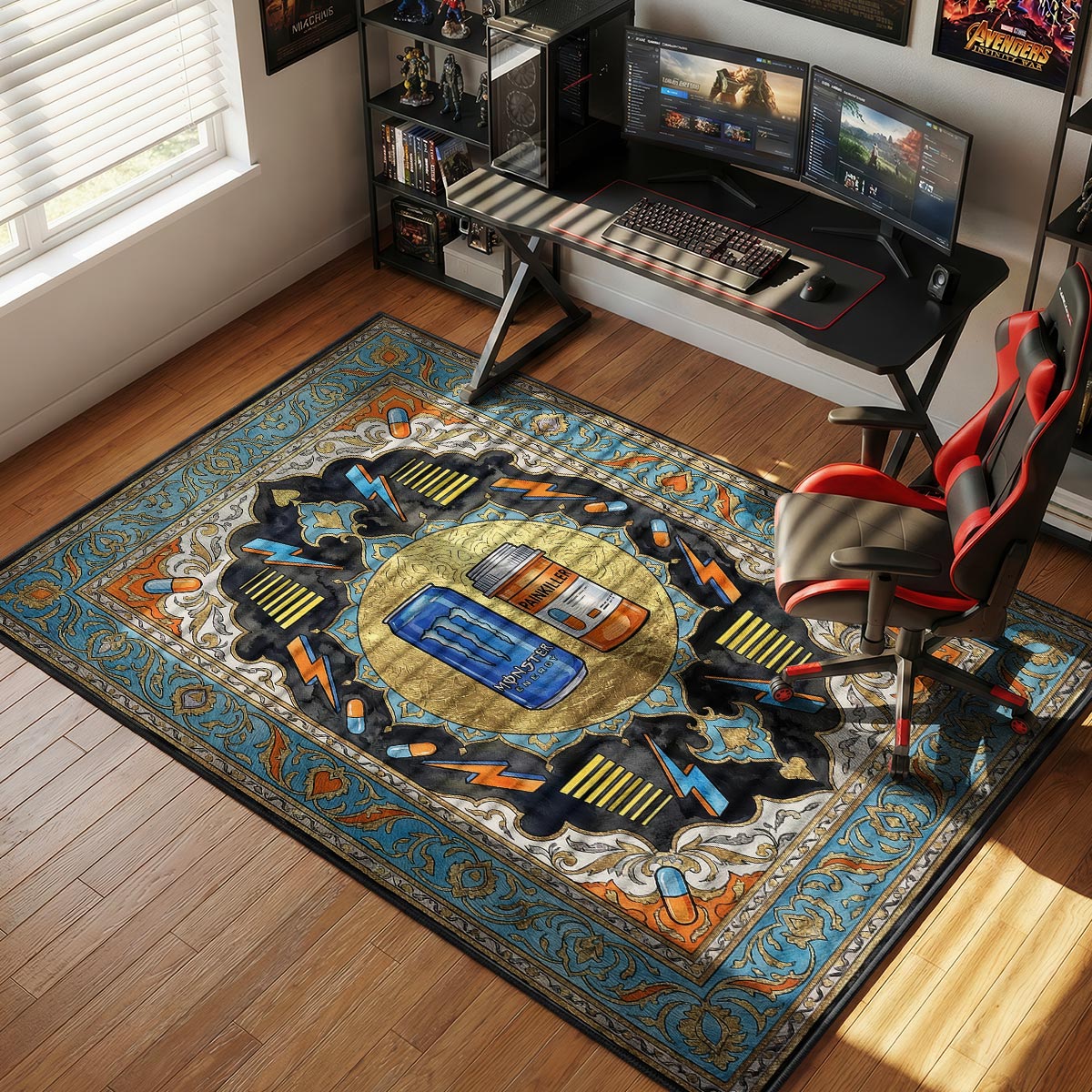 Max Boost Items Rug - PUBG Chair Mat
