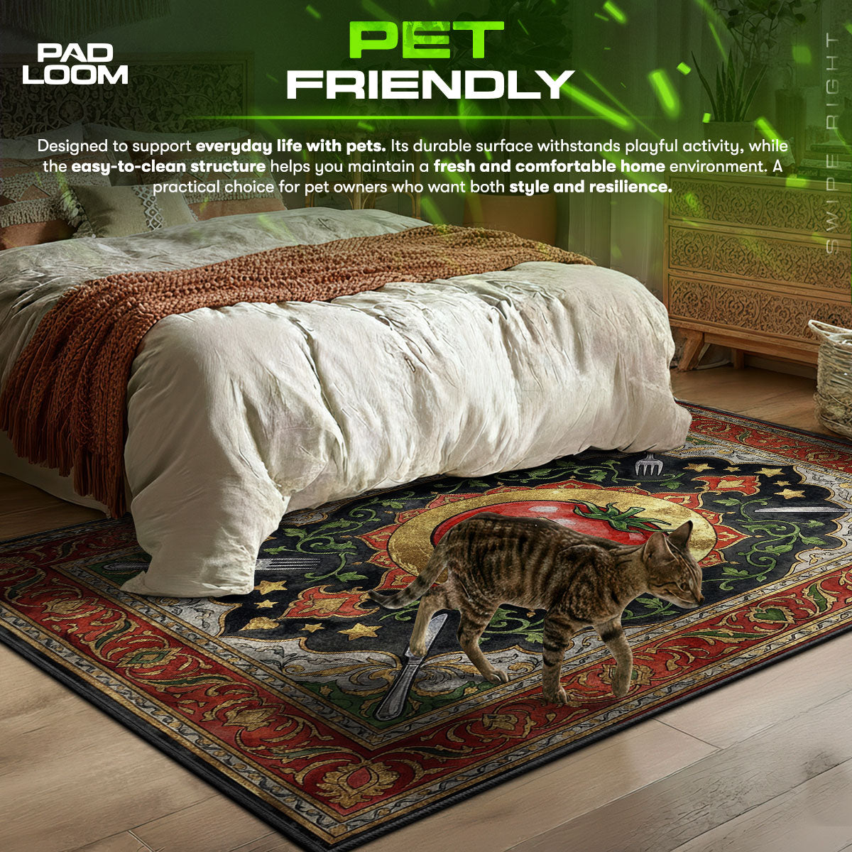 Maxim Tomate Königliches Fest Teppich - Kirby Stuhlmatte