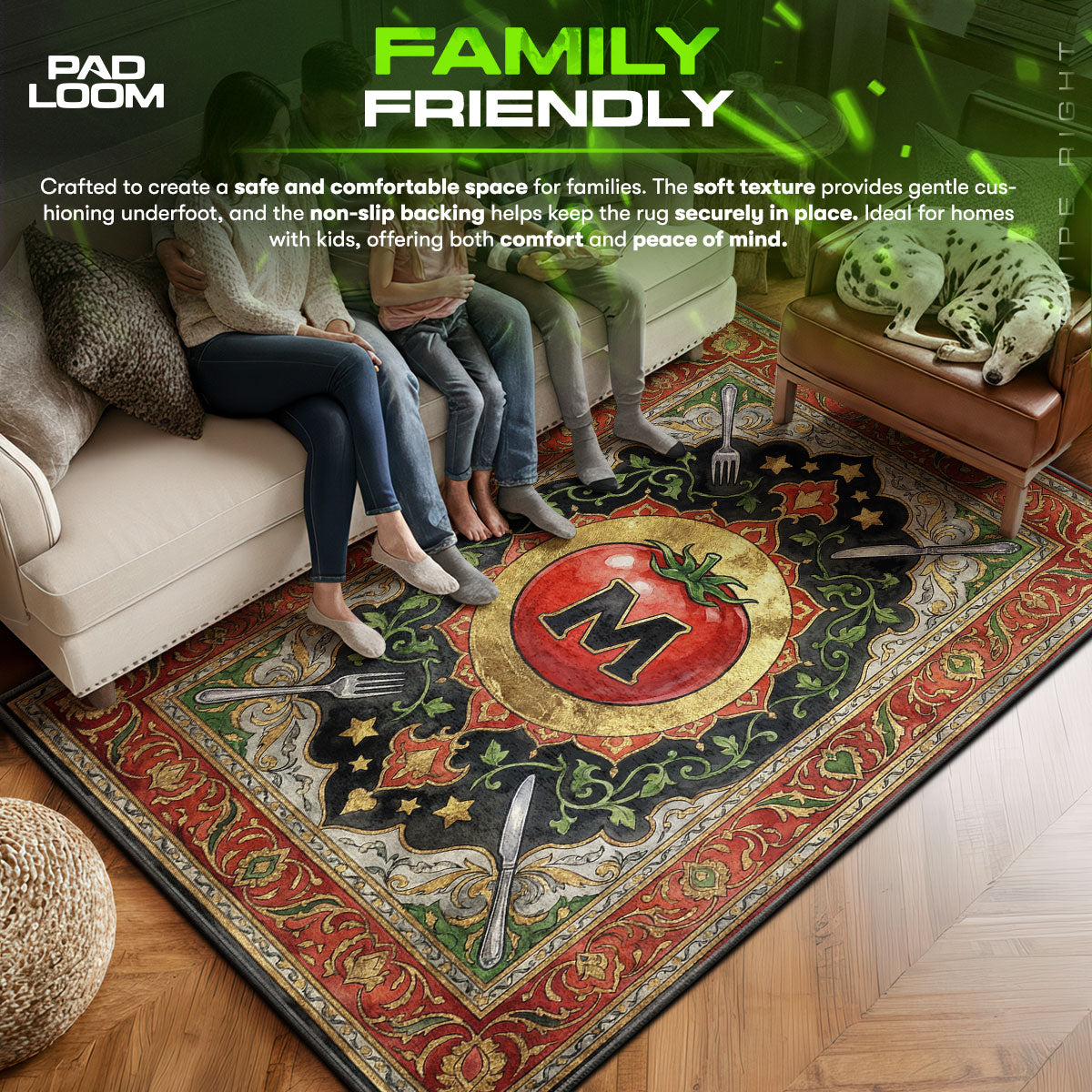 Maxim Tomate Königliches Fest Teppich - Kirby Stuhlmatte