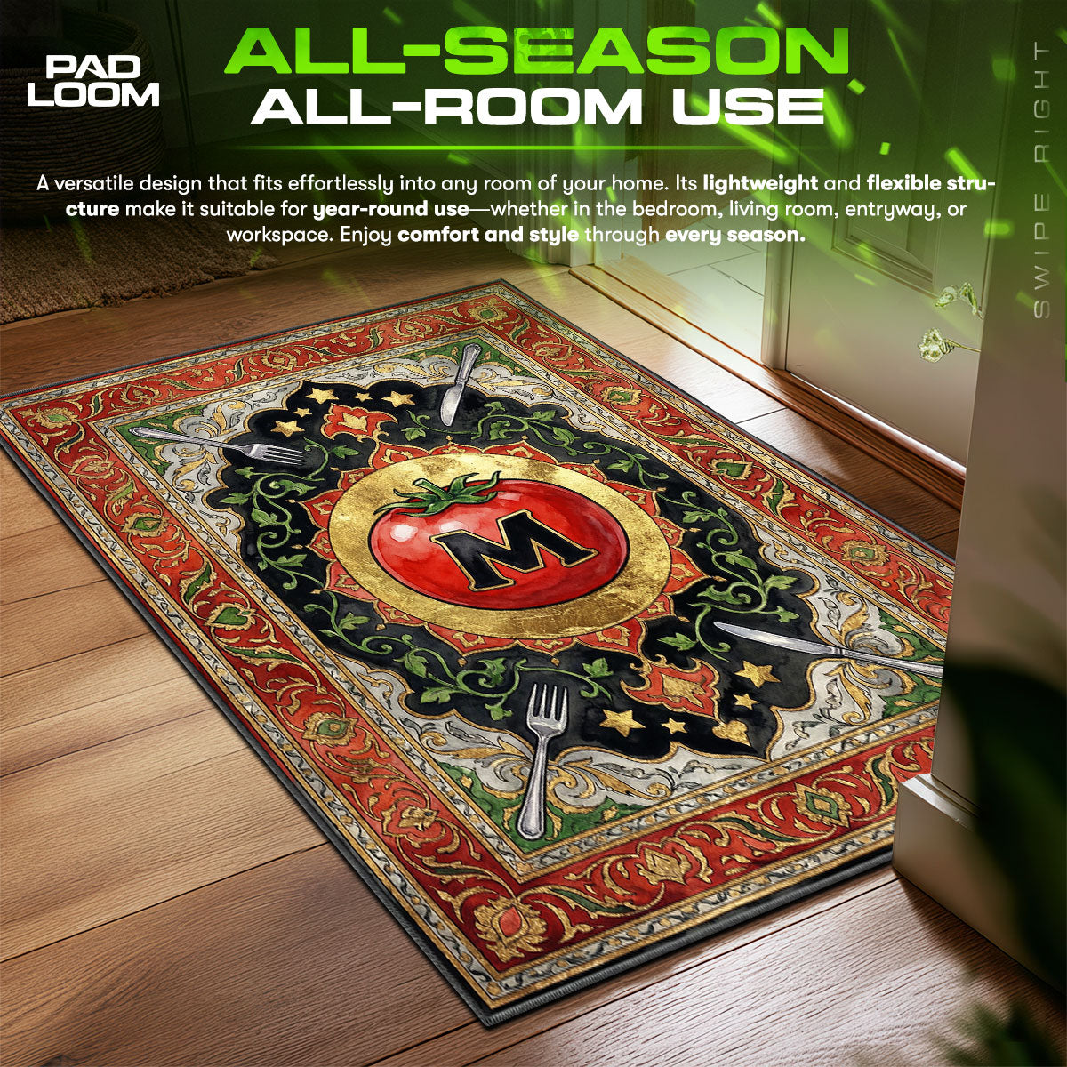 Maxim Tomate Königliches Fest Teppich - Kirby Stuhlmatte