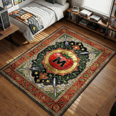 Maxim Tomato Royal Feast Rug - Kirby Chair Mat