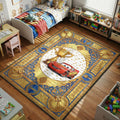 McQueen Champion Cars Movie Kids Bedroom rug — main product view