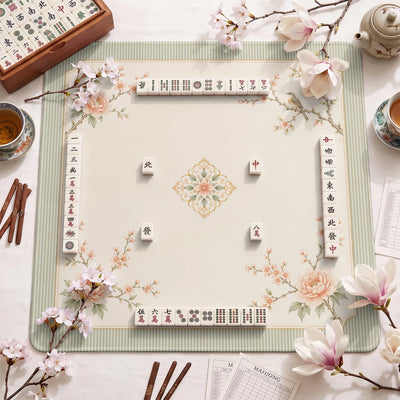 Wiesen-Singvogel Mahjong-Matte - Mah-Jongg Tischmatte