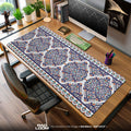 Mediterranean Tile Mouse Pad, Colorful Patterned Gaming Desk Mat Padloom
