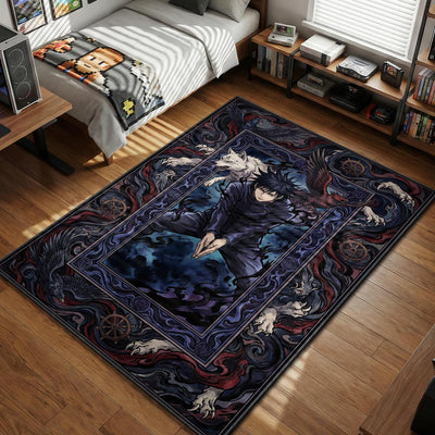 Megumi Fushiguro Chimera Shadow Rug - Jujutsu Kaisen Chair Mat