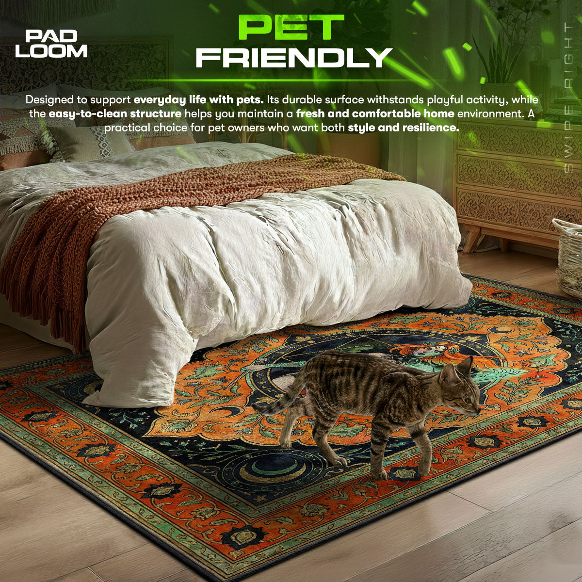 Melinoë Mystic Witch Rug - Hades II Chair Mat