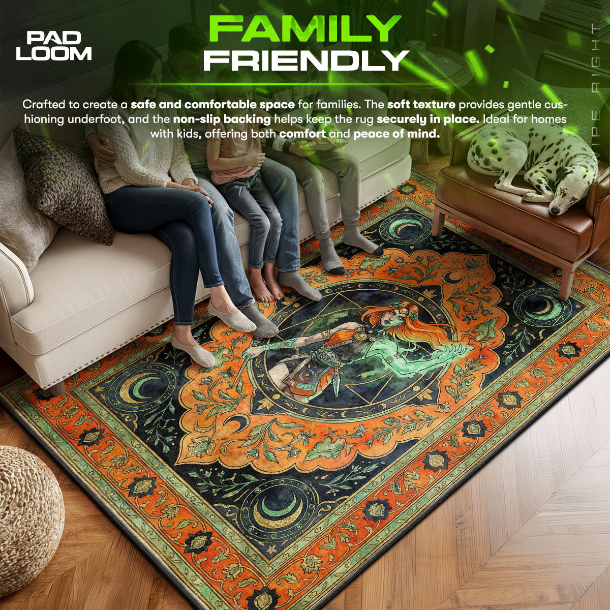 Melinoë Mystic Witch Rug - Hades II Chair Mat