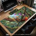 Meowscarada Emerald Forest Mouse Pad – gaming desk mat by Padloom