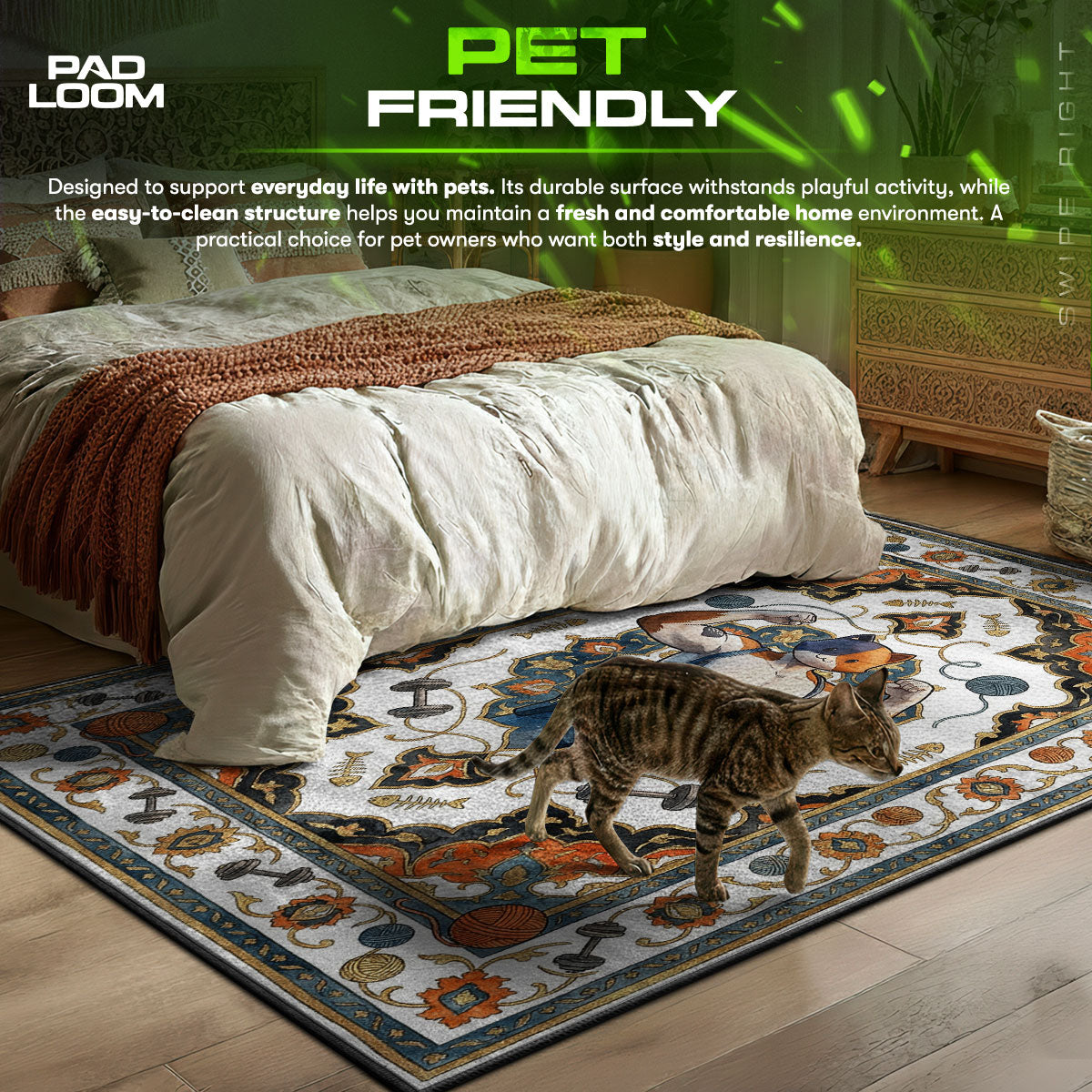 Meowscles Muscle Flex Rug - Fortnite Chair Mat